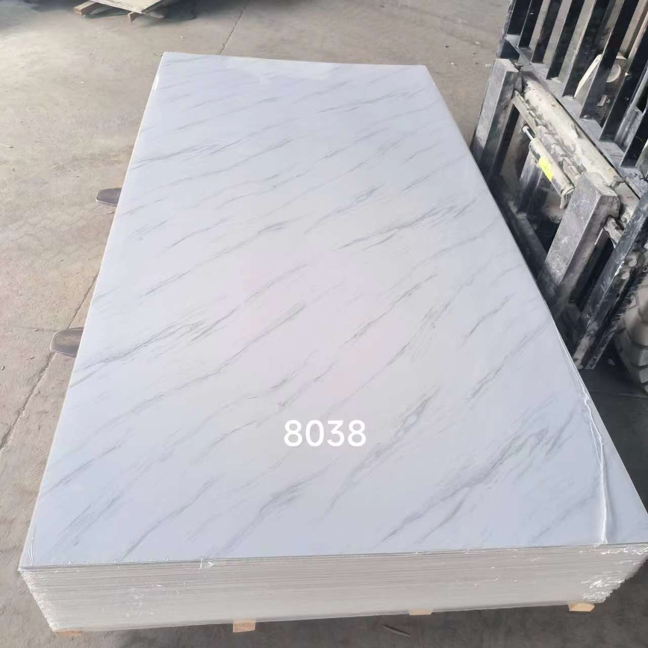 Chaojia Customized Sizes Support PVC Plastic Materials UV Marble Slate Carbon Rock Wall Panel Board Sheet