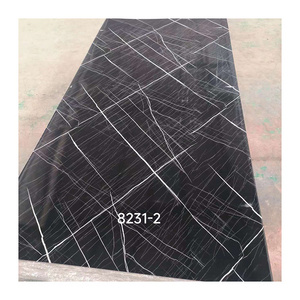 Chaojia Customized Sizes Support PVC Plastic Materials UV Marble Slate Carbon Rock Wall Panel Board Sheet