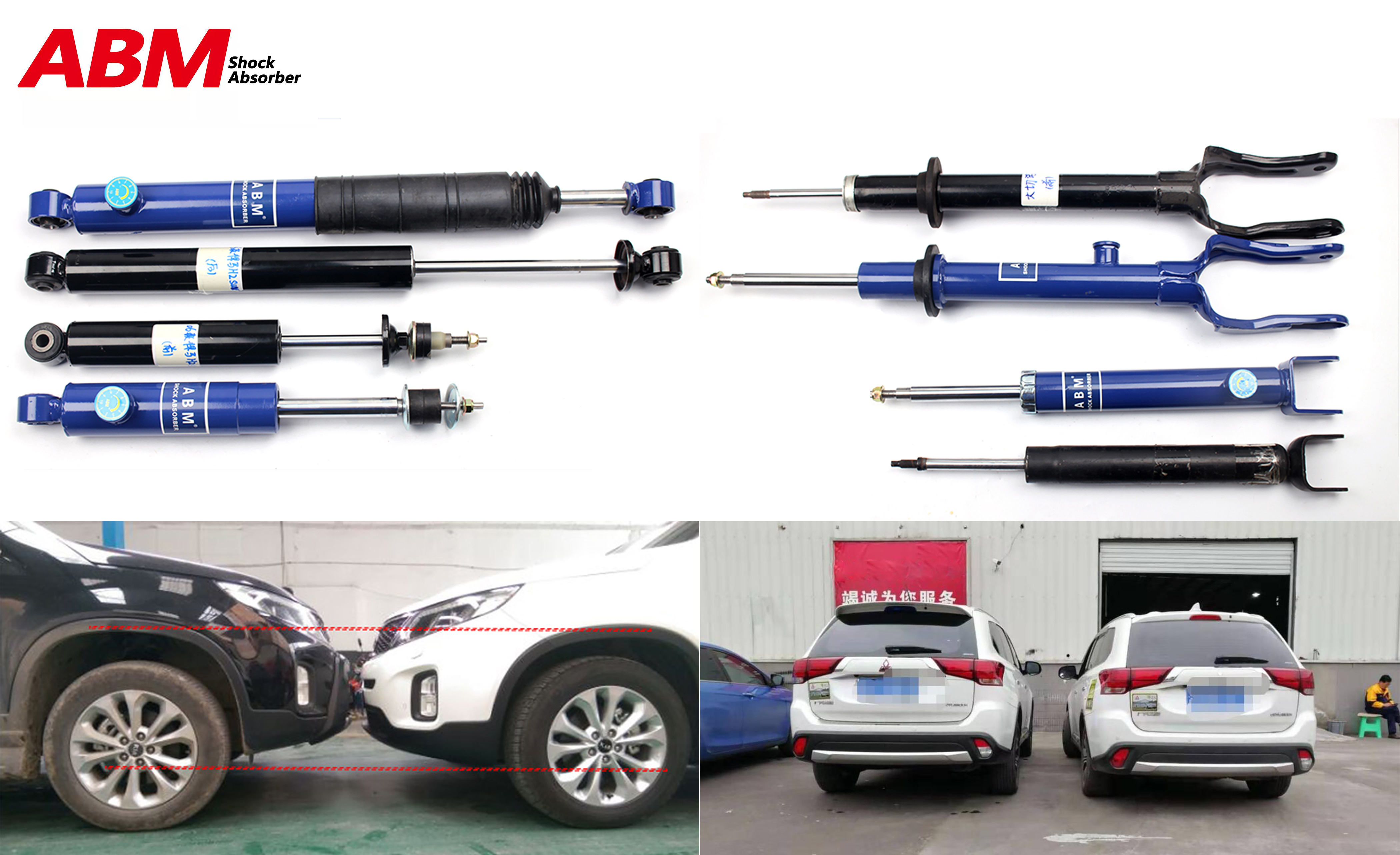 ABM for Geely Icon 2019 2020 coil spring air suspension 4x4 off-road damper adjustable front rear shock absorber