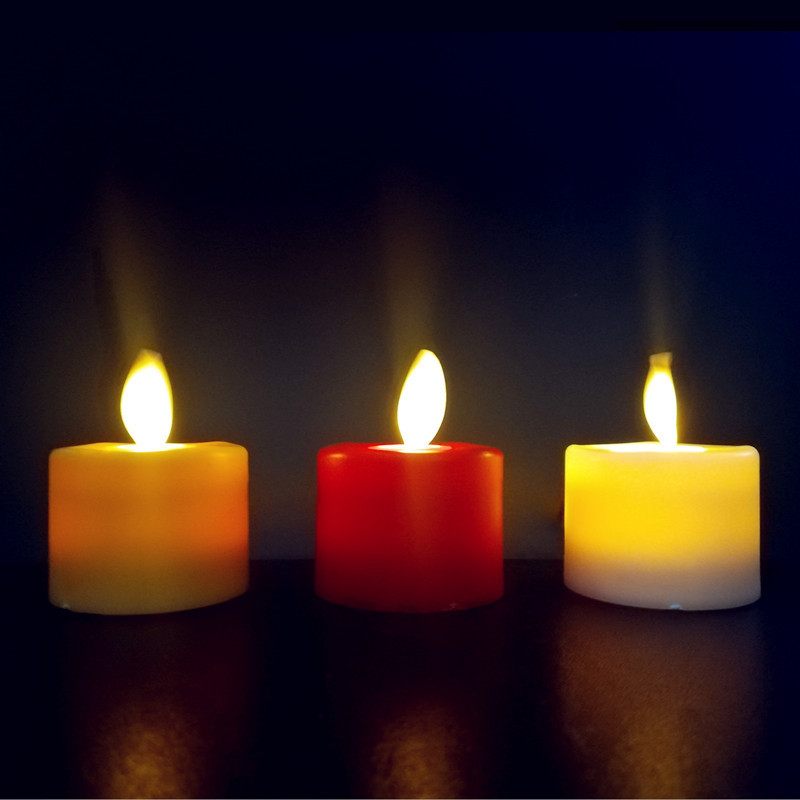 Flameless Led Tea Lights Candles Battery Operated Candle Light For Home