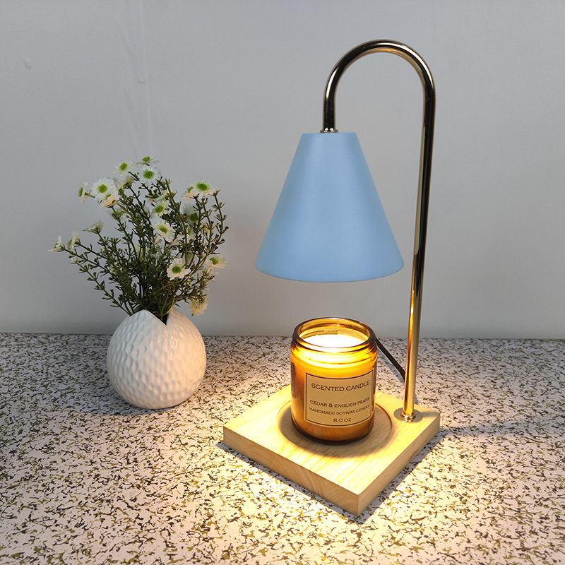 Aromatherapy Wax Melting Lamp wooden Electric Wickless Candle Warmer night light without flame