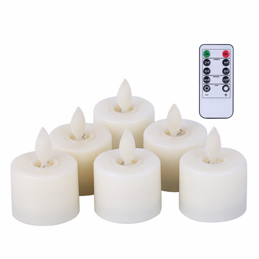 MiNi battery operated candles flameless timer Led Tea Light Candle For wedding parts