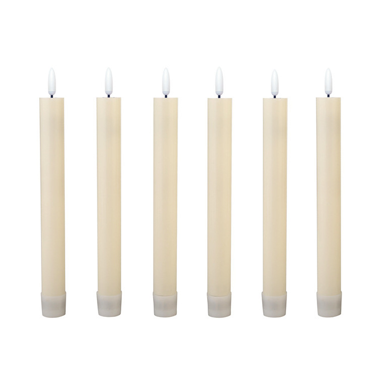 flameless taper led candles with moving flame window light flickering 3d electronic candles with remote control