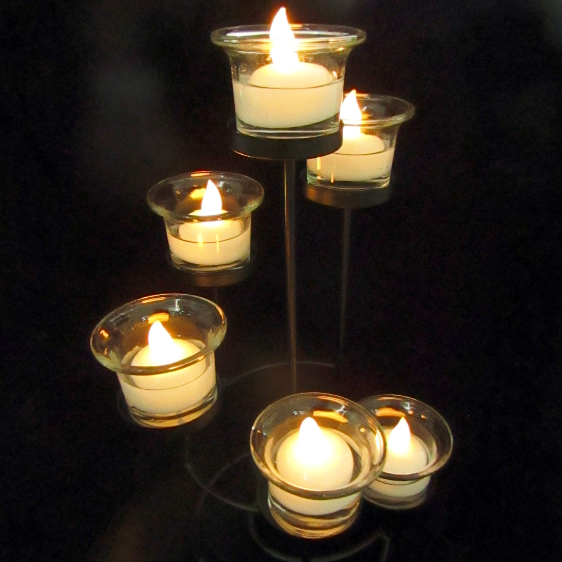 flameless electric floating artificial LED tea light candle for Wedding holiday decor Water Activated Candles