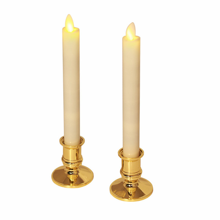 flameless taper led candles with moving flame window light flickering 3d electronic candles with remote control