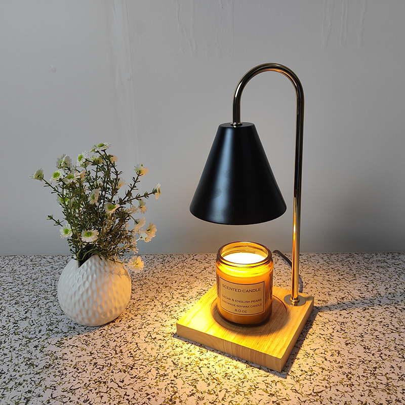 Aromatherapy Wax Melting Lamp wooden Electric Wickless Candle Warmer night light without flame