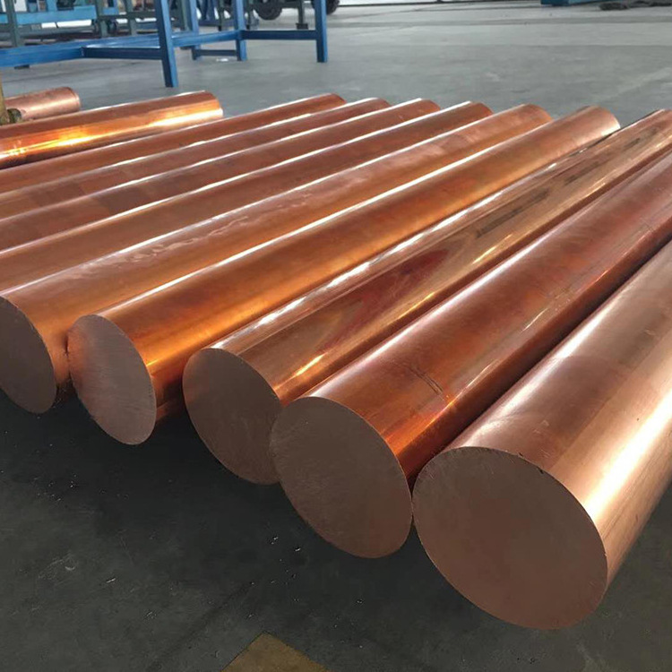 6mm red copper round bars 99.9% brass copper bar rod price per kg