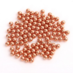 copper metal factory sale 1.5 to 20mm 99.99% Pure Solid copper sphere copper balls