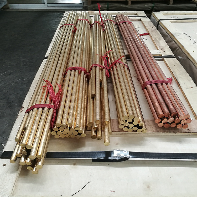 6mm red copper round bars 99.9% brass copper bar rod price per kg