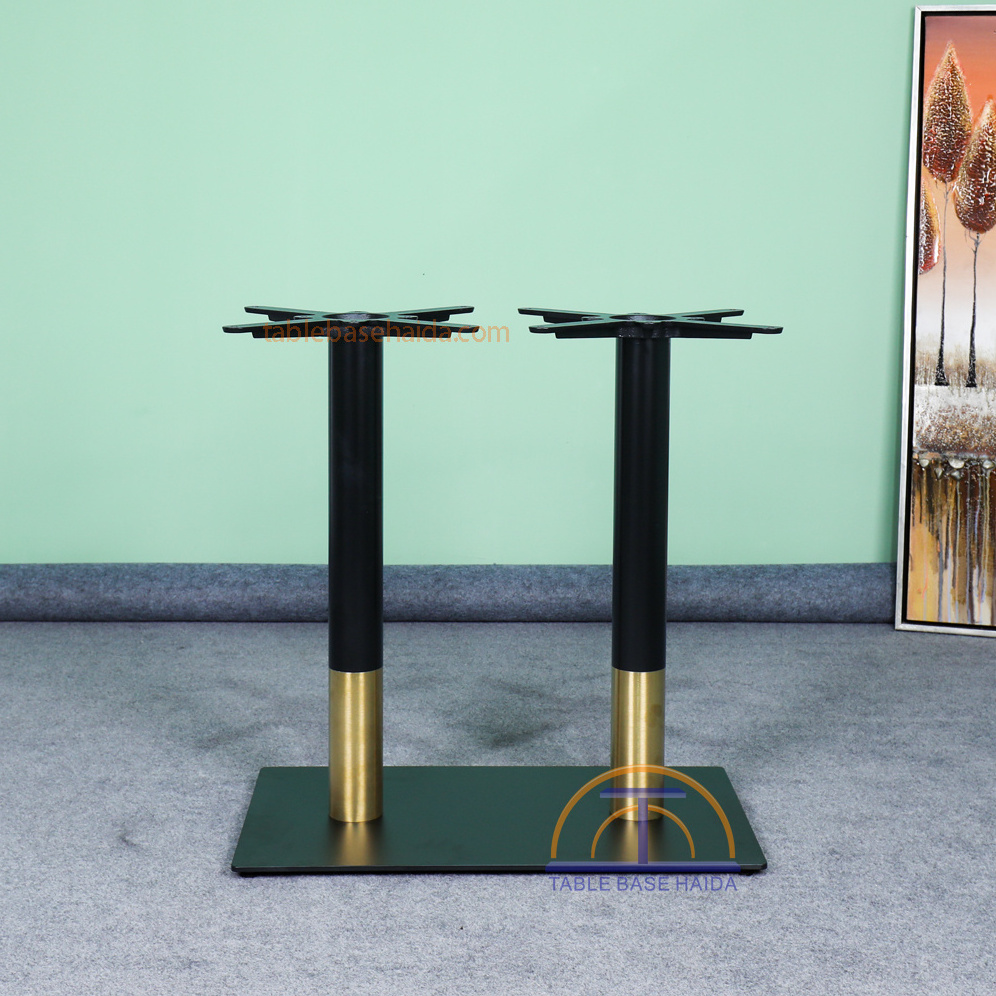 High quality golden stainless steel center coffee table base