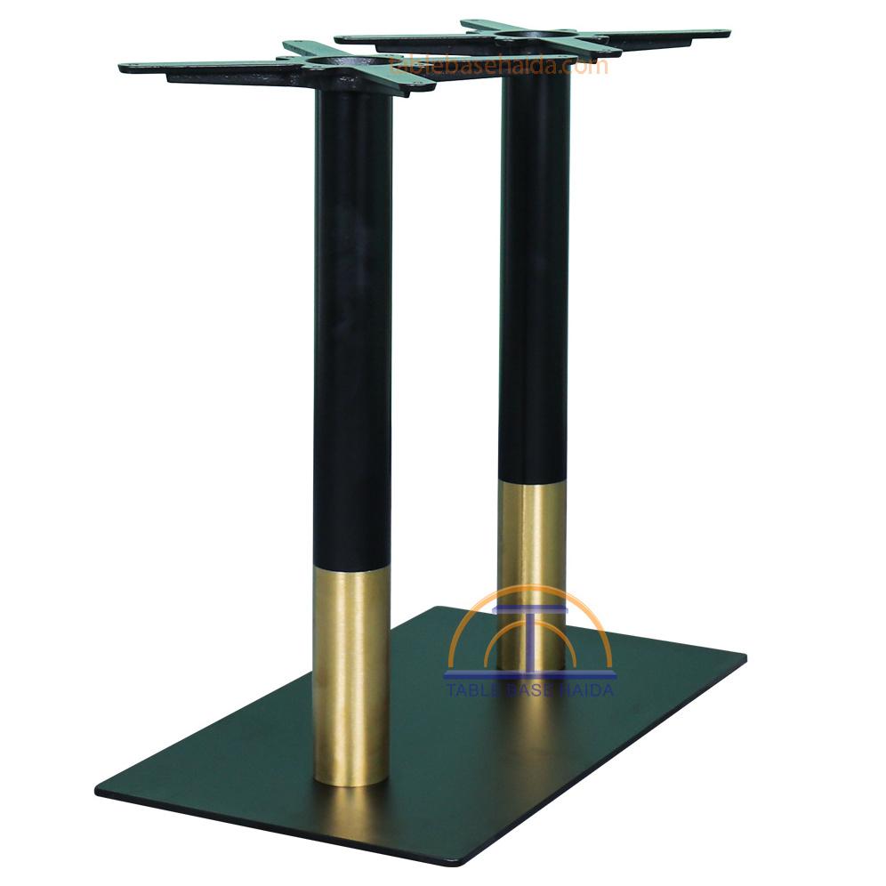 High quality golden stainless steel center coffee table base