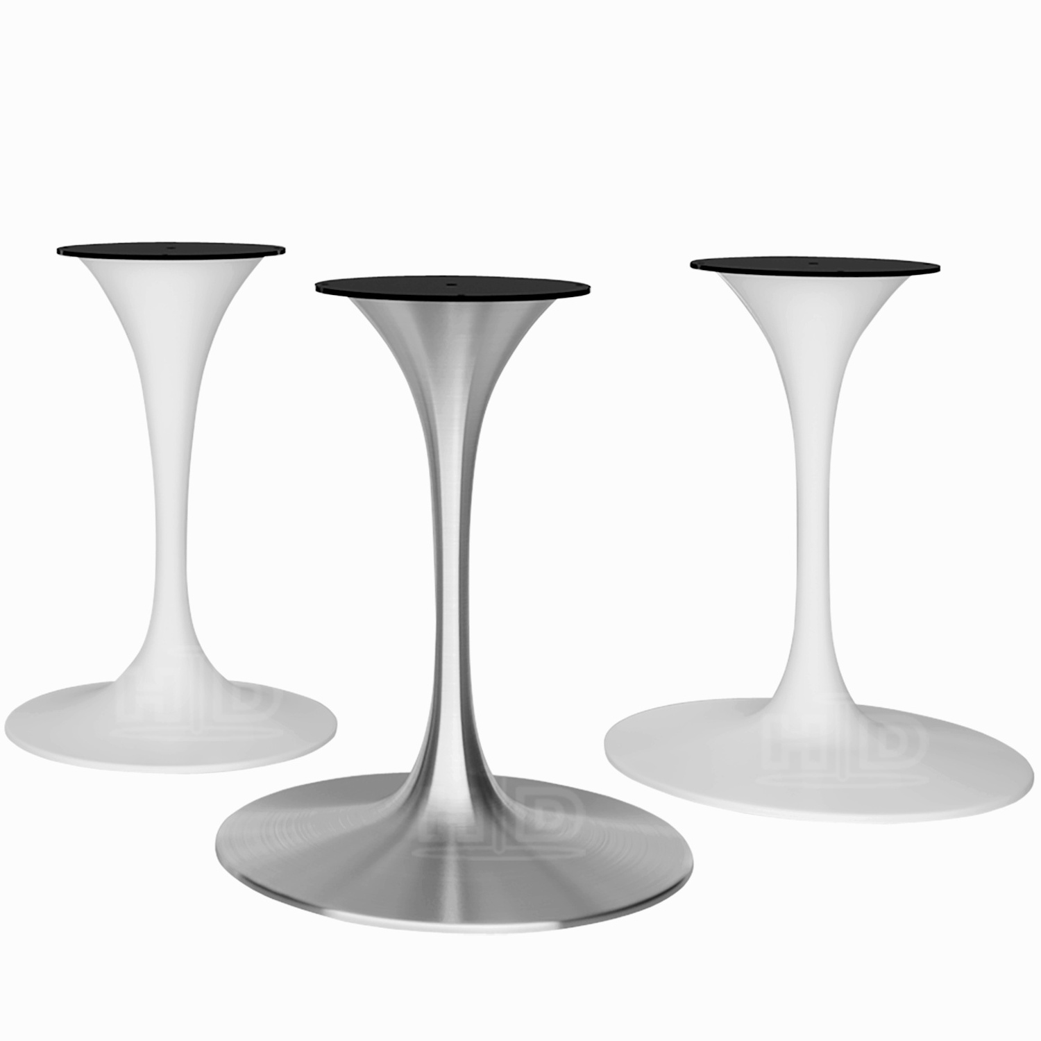 Wholesale Dining Table White Leg Saarinen aluminum brass bronze rose gold Tulip Base for Sale