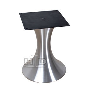 Wholesale Dining Table White Leg Saarinen aluminum brass bronze rose gold Tulip Base for Sale