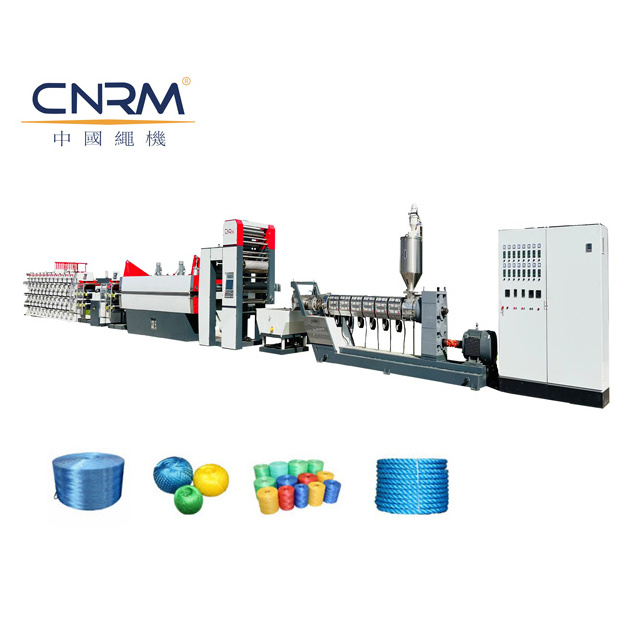 Raw And Recycled  Greenhouse Tomato Polypropylene Pp Baler Twine  Making Machine Agricultural Hay Rope Extruder Machine