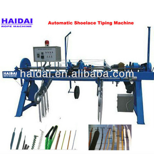 China good reputation factory supply the latest Semi automatic shoe lace tipping machine