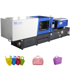 HAIDA HD290L Plastic Basket Bag Plastic Shopping Basket Bag Making Injection Molding Machine Handle Plastic 290 Ton