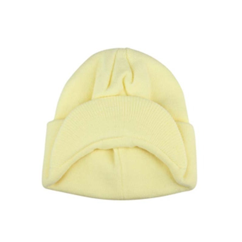 Wholesale fashion acrylic Oversized Slouch Rasta Panels jamaica cuffless Beanie Hat with brim