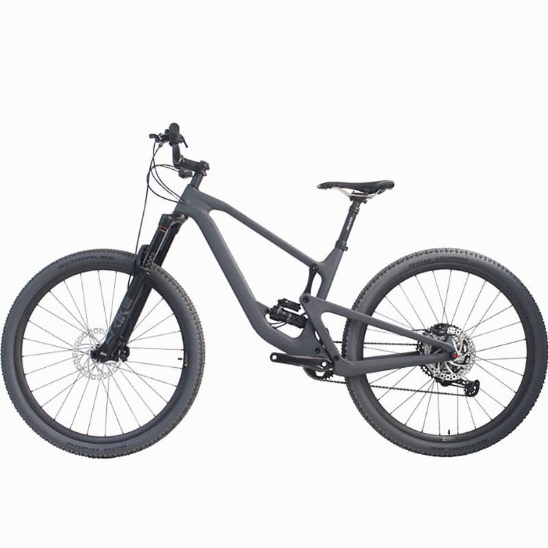 China factory 12S T1000 carbon fiber bicycle 160mm travel 29er full suspension mtb mountain bike 29