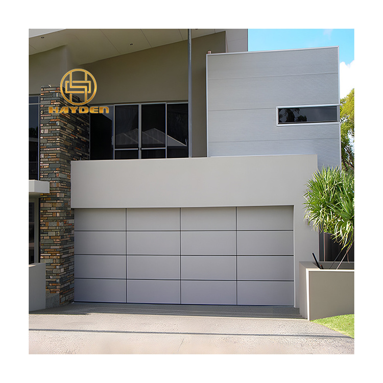 Hayden Manufacturer Wholesale Modern High Quality Woodgrain aluminum composite luxury garage doors