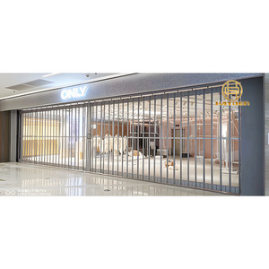 Hayden Polycarbonate Folding Door Aluminum Transparent Plastic Accordion Pvc Sliding Door