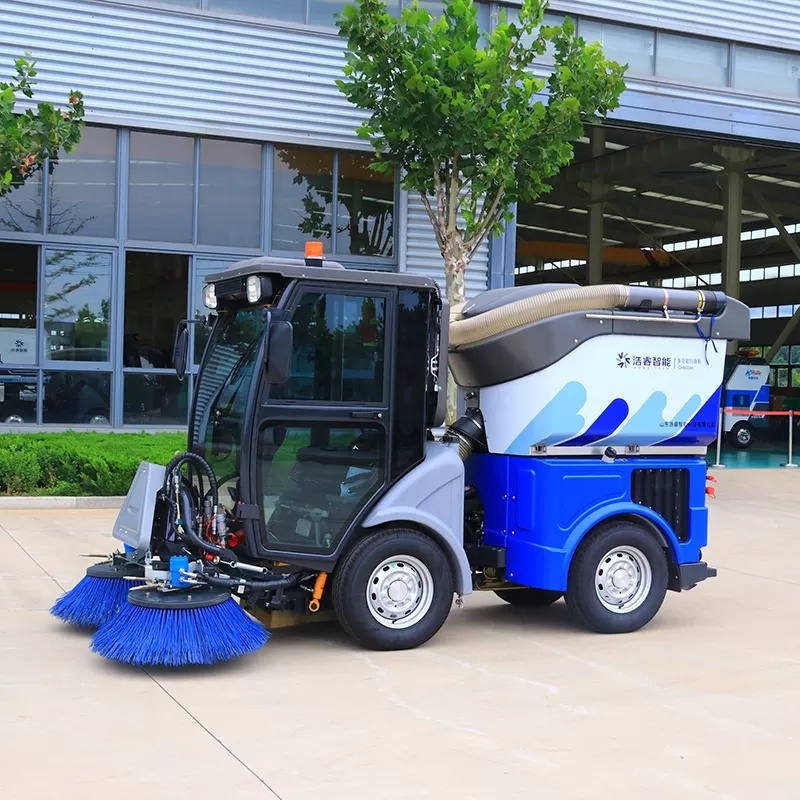 Factory direct supply Electric muiti functional Street Vacuum Wheel Steering Road Sweeper Cleaning Machine China Road Sweeper