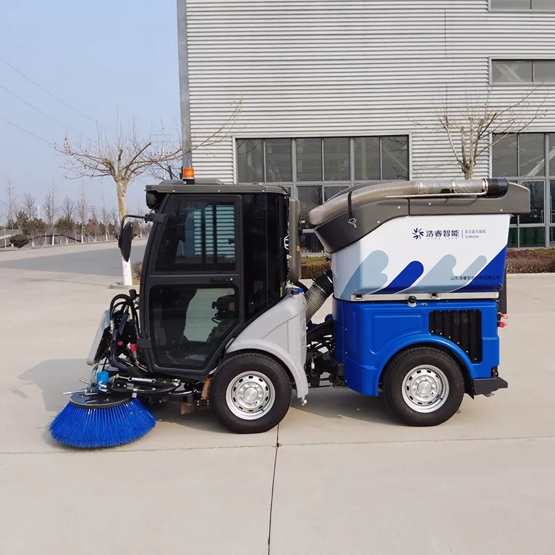 Factory direct supply Electric muiti functional Street Vacuum Wheel Steering Road Sweeper Cleaning Machine China Road Sweeper