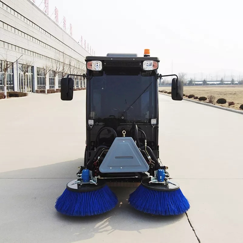 Factory direct supply Electric muiti functional Street Vacuum Wheel Steering Road Sweeper Cleaning Machine China Road Sweeper