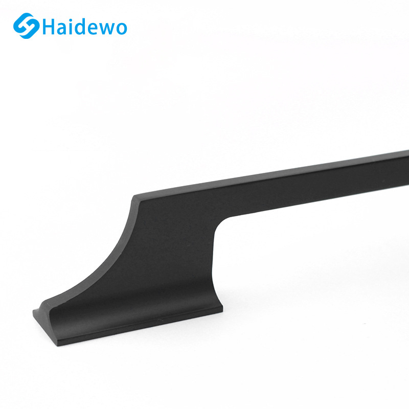 Haidewo Aluminum Square U-shaped American Cabinet Door Handle Drawer Kitchen Cabinet Hidden Small Pulls