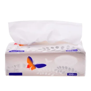 Customized Soft Silk Paper Tissue 100% Virgin Pulp Face Cleaning Printing Package Facial Tissue for Babies