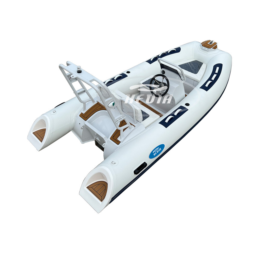 Hedia hot saling CE 3.6m RIB360 deep v aluminum rigid hull orca hypalon rib pontoon boat for sale