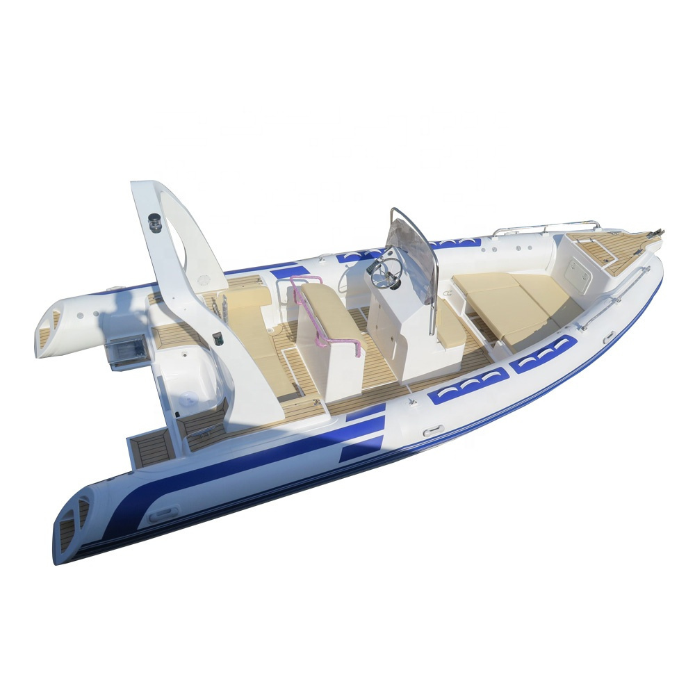 CE 20ft 6m luxury patrol 600 inflatable boat 20 foot thundercat boat for sale aluminum hull hypalon tubes