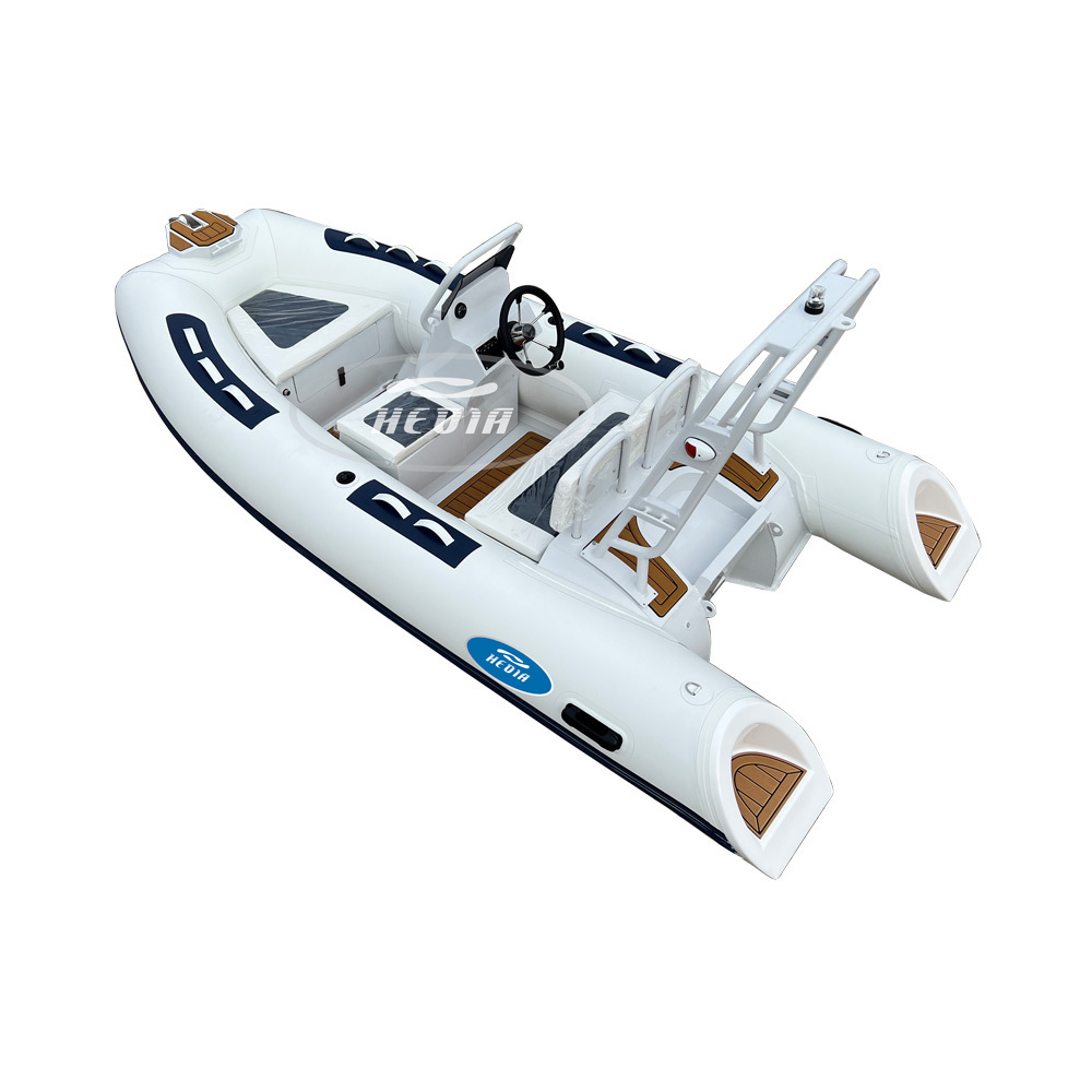 Hedia hot saling CE 3.6m RIB360 deep v aluminum rigid hull orca hypalon rib pontoon boat for sale