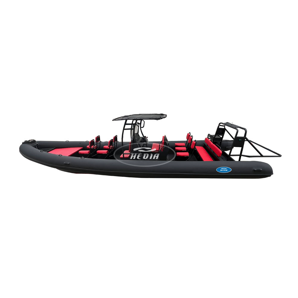 CE China 32ft  Patrol 960 900 boat console with steering for inflatable boat hypalon inflatable boat huge 30 ft