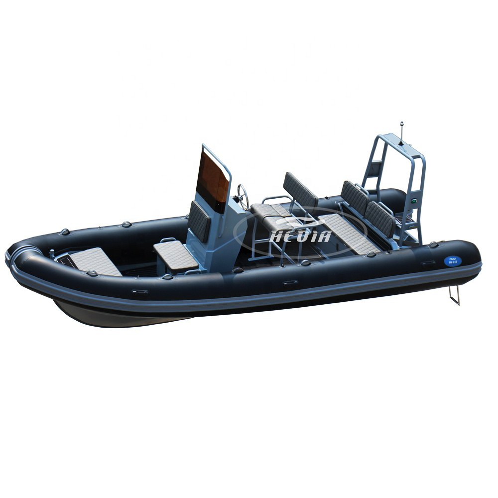 CE 20ft 6m luxury patrol 600 inflatable boat 20 foot thundercat boat for sale aluminum hull hypalon tubes