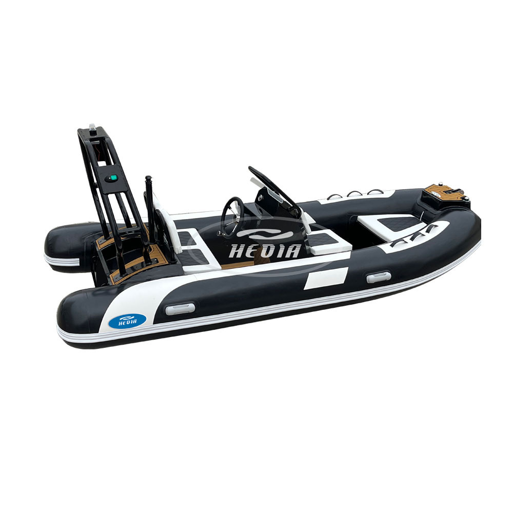 CE RHIB High Speed Folding Rib 360 390 Deep-v Aluminum Rigid Hull Inflatable Fishing Rowing 390 Rib Boat for Sale