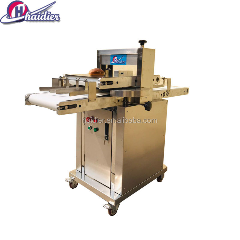 ,Burger Bun Slicer  commercial bakery equipment hamburger bread cutting slicer machinery