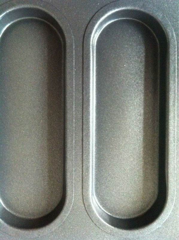 stainless steel coated non stick pans for  hot dog baking tray