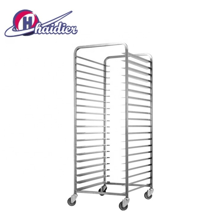 Stainless steel Kitchen Food Trolley Bakery Trolley Racks for Rotating Rack Oven