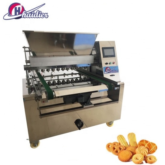 Automatic cookie maker/double puff cookie forming machine/fortune cookie forming machine