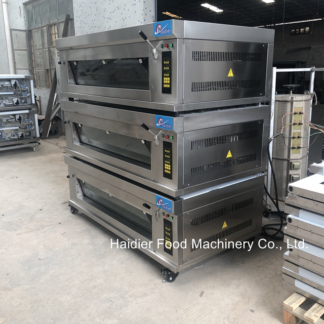 Haidier Bakery Equipment 3 Deck Oven/Pizza Bread Baking Small Portable Oven/Electric 6 Trays Deck Oven