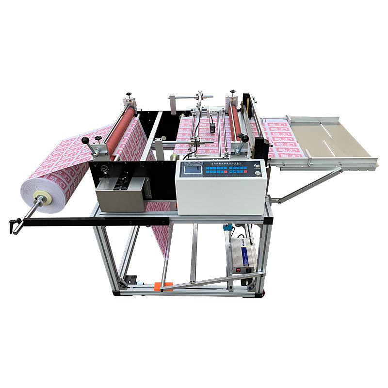 Fully Automatic Roll To Sheet PET Film Cutting Machine Roll Unwinding Machine A4 Slitting Cutter Machine With Factory Price