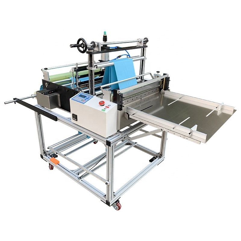 New heat sealing and cold cutting automatic pe bag making machine pvc plastic packaging bag cutting machine production machine