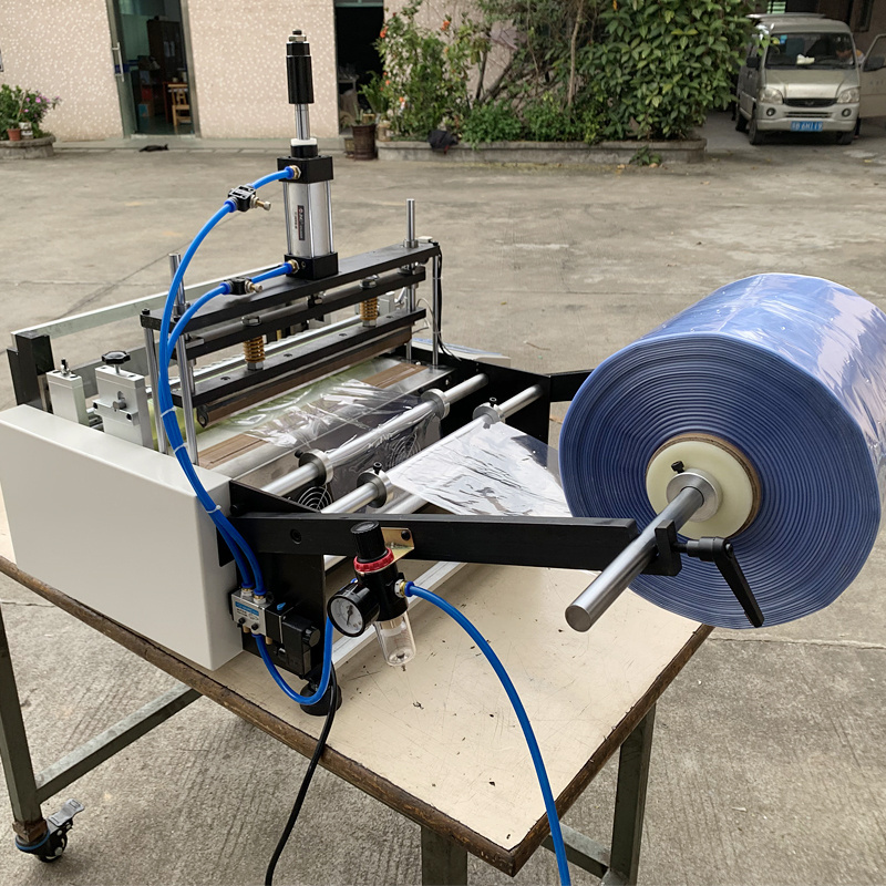 Plastic Bag Making Machine Heat Sealing Cold Cutting Bottom Sealing Roll To Sheet Polythene Bag Cutting And Sealing Machine