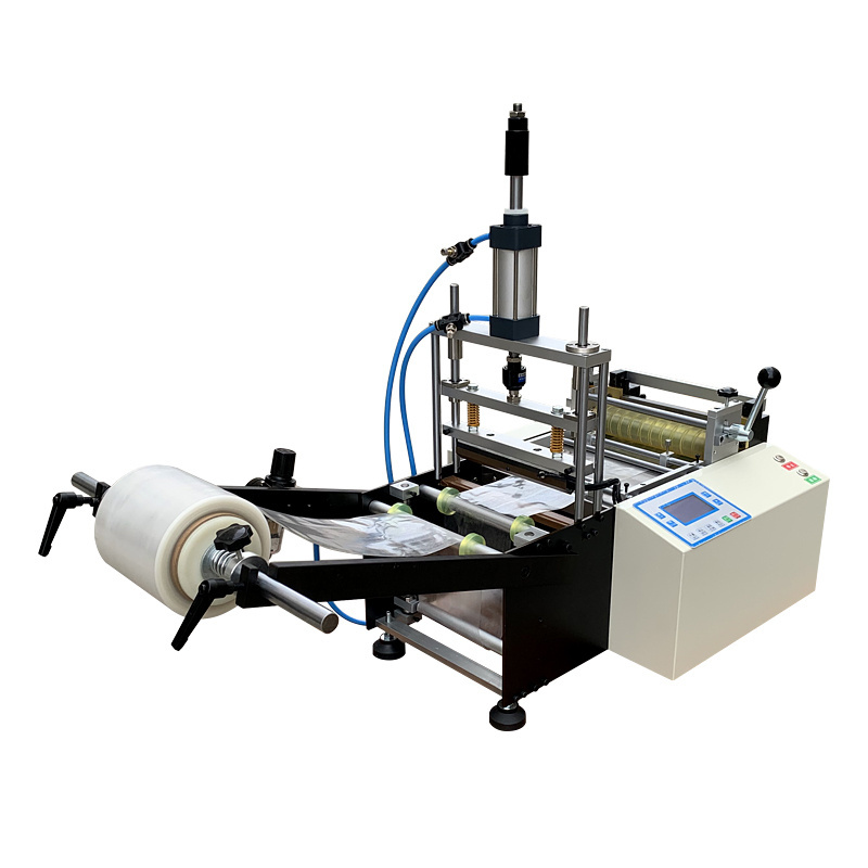 Plastic Bag Making Machine Heat Sealing Cold Cutting Bottom Sealing Roll To Sheet Polythene Bag Cutting And Sealing Machine