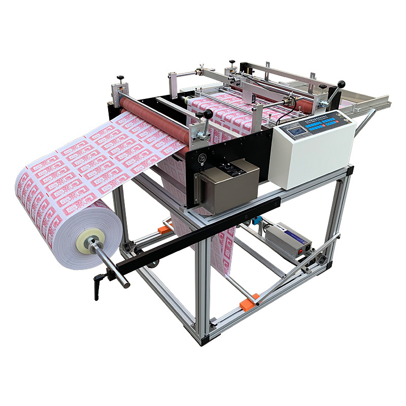 Fully Automatic Roll To Sheet PET Film Cutting Machine Roll Unwinding Machine A4 Slitting Cutter Machine With Factory Price