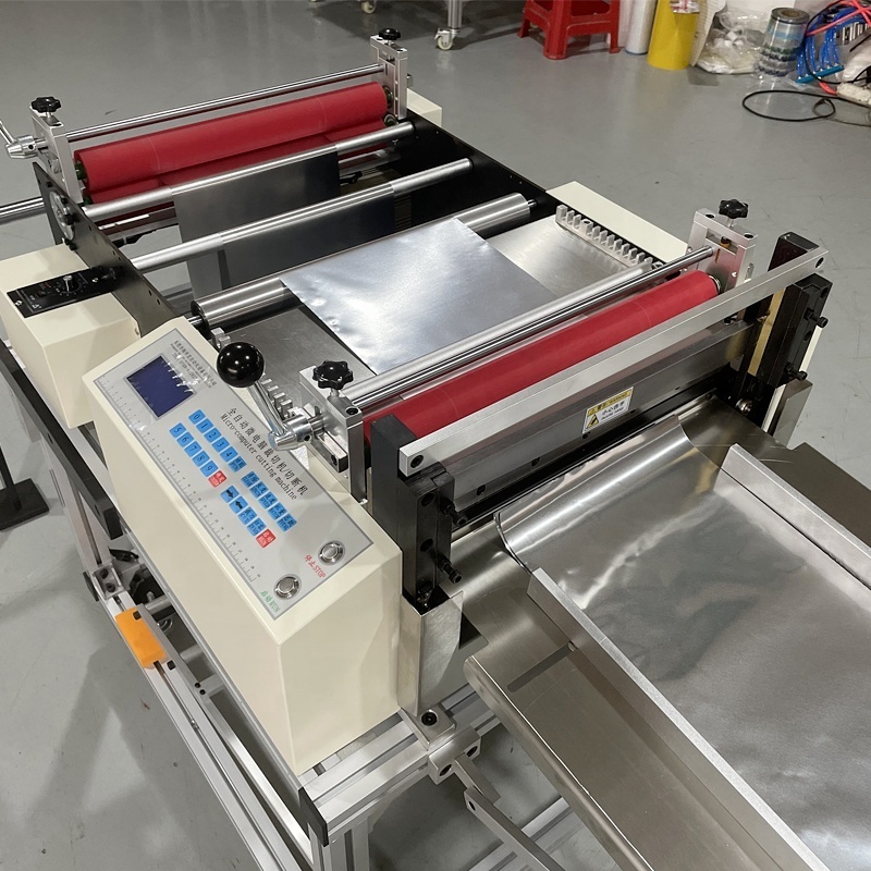 Fully Automatic Paper Roll To Sheet Cutter A4 Size Paper Cutting Machine Film Cutter For Foil