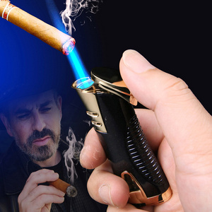 Boutique big inflatable cigar lighter torch butane honest lighters torch lighter for cigarette