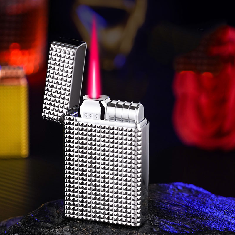 Double Fire Switching Electroplating Series Douyin Fast Hand Explosive Gift Inflatable Lighter