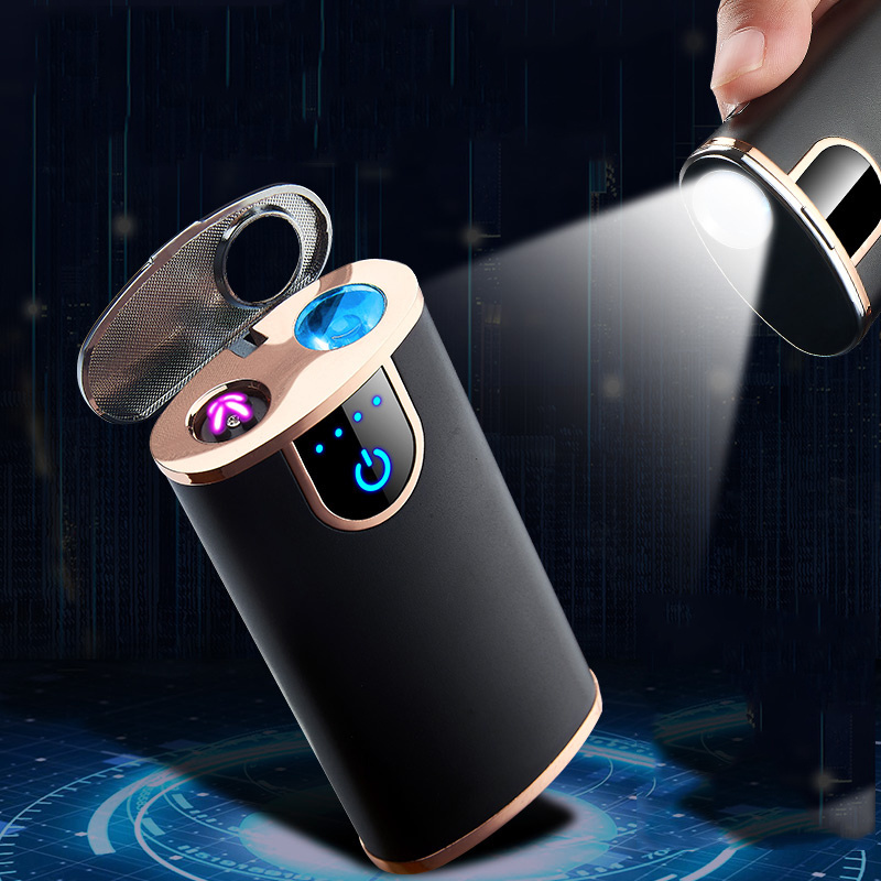 Multi-function USB lighter Double arc power Charging treasure lighter encendedor recargable lighter