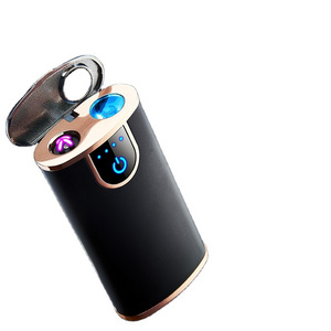 Multi-function USB lighter Double arc power Charging treasure lighter encendedor recargable lighter